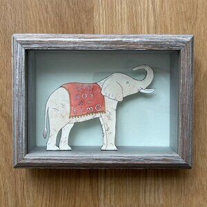 Sadly Harmless Shadow Box Art